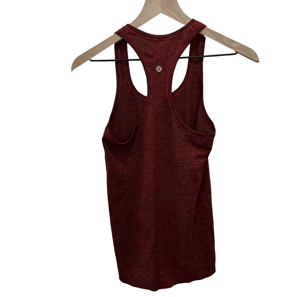 Lululemon Women's Swiftly Tech Racertank Tank Top Heather Red 6